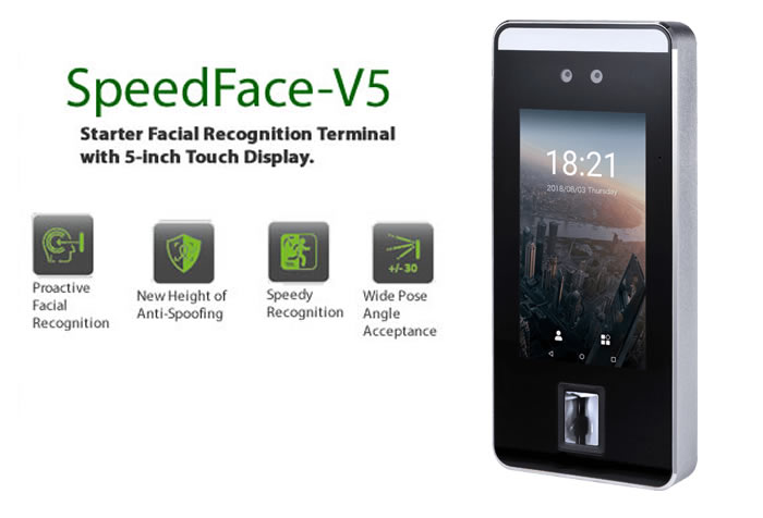 SpeedFace -V5 facial recognition